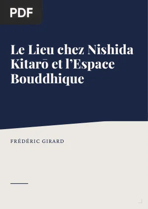 Le Lieu chez Nishida Kitarō et l'Espace Bouddhique