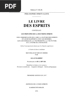 Le Livre des Esprits