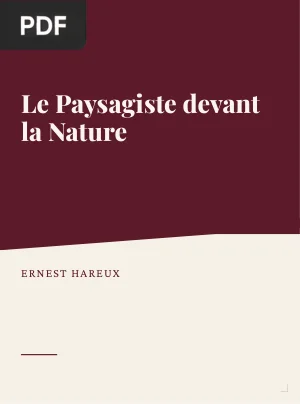 Le paysagiste devant la nature