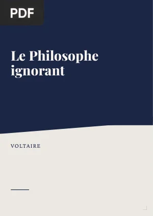 Le Philosophe ignorant