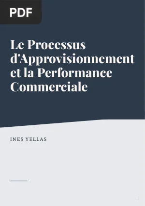 Le Processus d’Approvisionnement et la Performance Commerciale