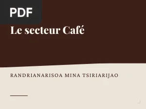 Le secteur Café