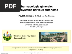 Le Système Nerveux Autonome