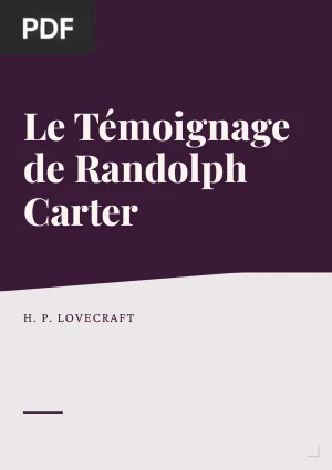 Le Témoignage de Randolph Carter