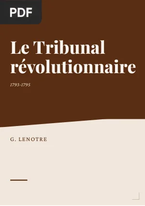 Le Tribunal révolutionnaire (1793-1795)