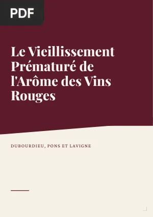 Le vieillissement prématuré de l'arôme des vins rouges