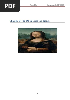 Le XVIe siècle en France