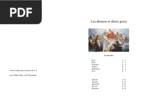 Les déesses et dieux grecs