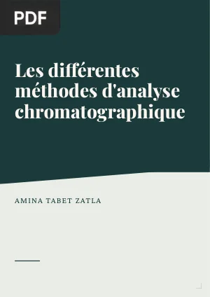 Les différentes méthodes d'analyse chromatographique