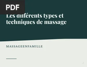 Les différents types et techniques de massage