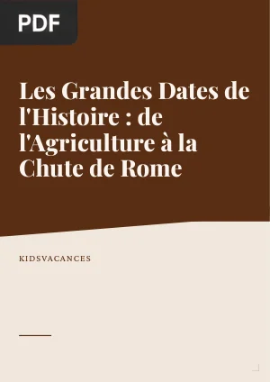 Les Grandes Dates de l'Histoire : de l'Agriculture à la Chute de Rome