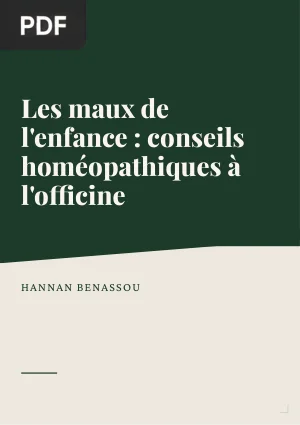 Les Maux de l'Enfance : Conseils Homéopathiques à l'Officine