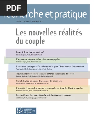 Les Nouvelles Réalités du Couple
