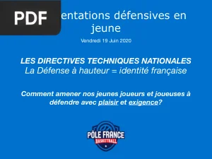 Les orientations défensives chez les jeunes