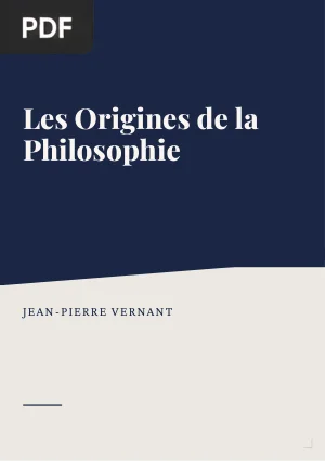 Les Origines de la Philosophie
