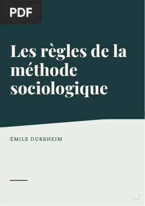 Les règles de la méthode sociologique