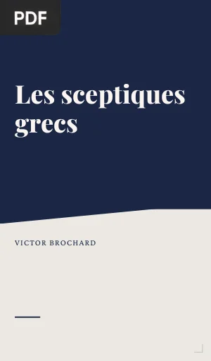 Les sceptiques grecs