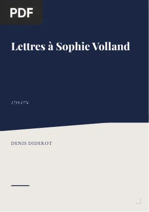 Lettres à Sophie Volland