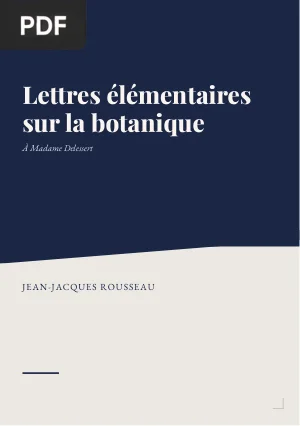 Lettres élémentaires sur la botanique