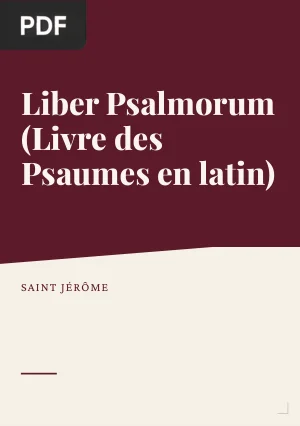 Liber Psalmorum (Livre des Psaumes en latin)