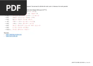 Lire et écrire les Kana - Exercices