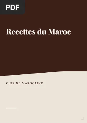 Livre des recettes Maroc