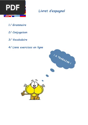 Livret d'espagnol 3eme - Grammaire Conjugaison Vocabulaire