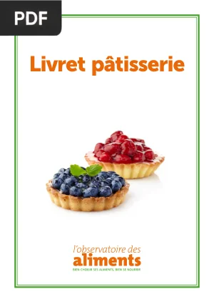 Livret pâtisserie