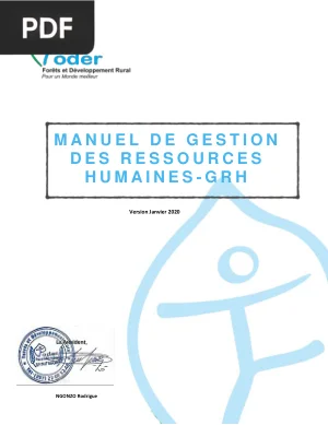 Manuel de Gestion des Ressources Humaines