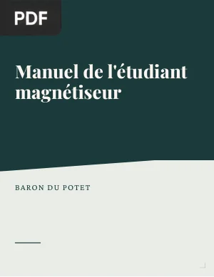 Manuel de l'étudiant magnétiseur