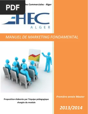 Manuel de Marketing Fondamental