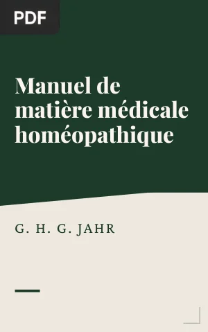 Manuel de Matière Médicale Homéopathique