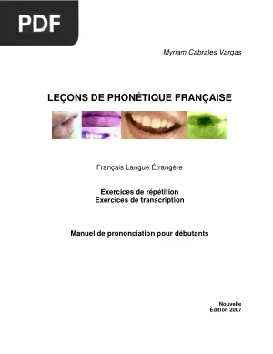 Manuel de phonétique française