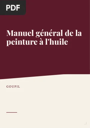 Manuel général de la peinture à l'huile