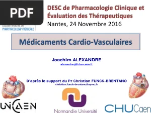 Médicaments Cardio-Vasculaires