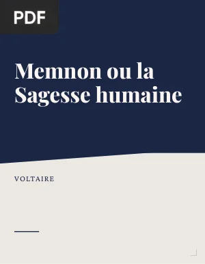 Memnon ou la Sagesse humaine