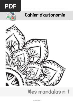 Mes mandalas n°1, cahier d'autonomie
