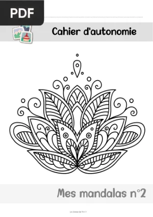 Mes mandalas n°2, cahier d'autonomie
