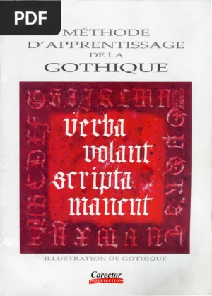 Méthode d'apprentissage de la gothique