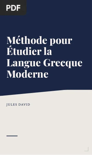 Méthode pour Étudier la Langue Grecque Moderne