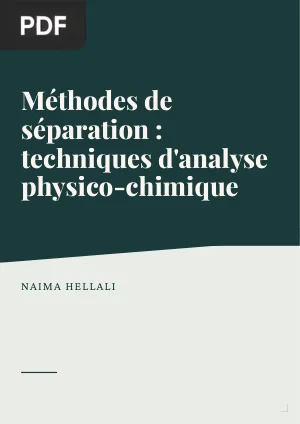 Méthodes de séparation : techniques d'analyse physico-chimique