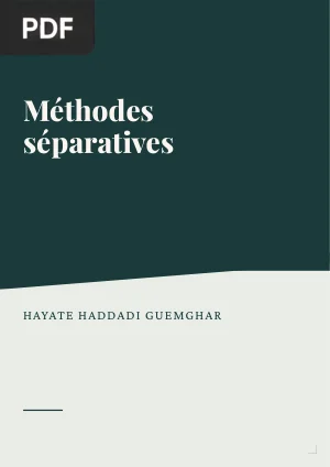 Méthodes séparatives
