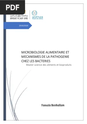 Microbiologie alimentaire et mécanismes de la pathogénie chez les bactéries