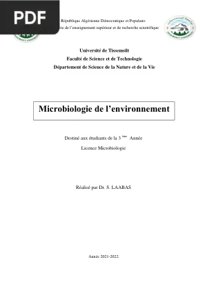 Microbiologie de l'environnement