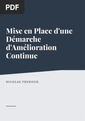 Mise en Place d'une Démarche d'Amélioration Continue