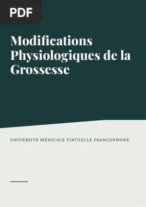 Modifications Physiologiques de la Grossesse