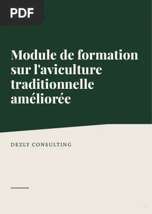 Module de formation sur l’aviculture traditionnelle ameliorée