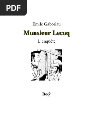 Monsieur Lecoq I : L'Enquête