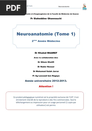 Neuroanatomie Tome 1