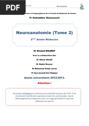 Neuroanatomie Tome 2